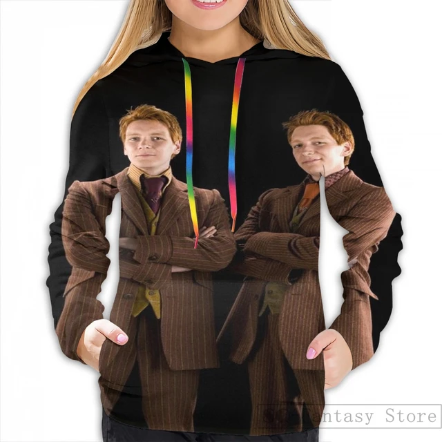 Felpa con cappuccio da uomo felpa per donna divertente Fred e George Weasley  stampa felpa con cappuccio Casual streetwear|Hoodies \u0026 Sweatshirts| -  AliExpress