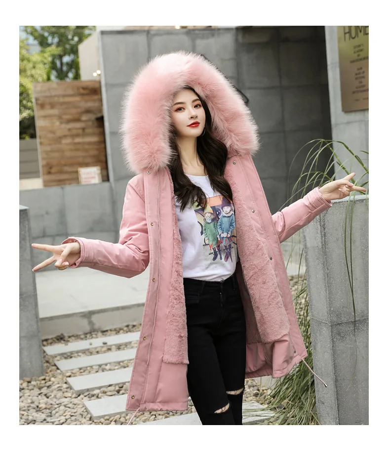 JAKET WINTER - COAT WINTER - JAKET BULU HOODIE BIG SIZE  - JAKET PARKA WANITA