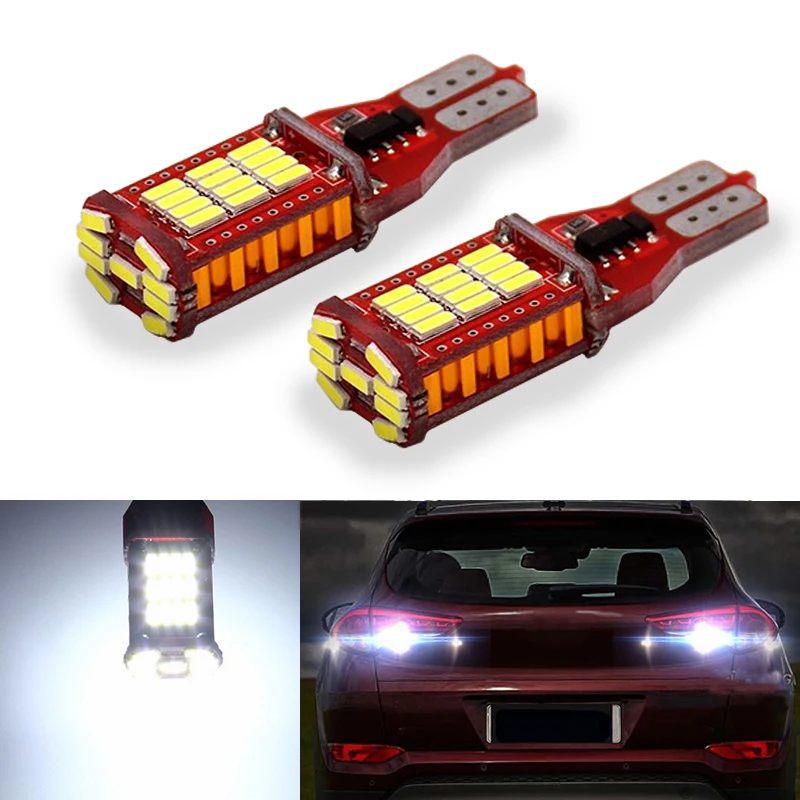 

2x T15 T16 W16W LED Reverse Light Bulb 920 921 912 Canbus 4014 33SMD Highlight LED Backup Parking Light Lamp Bulbs DC12V