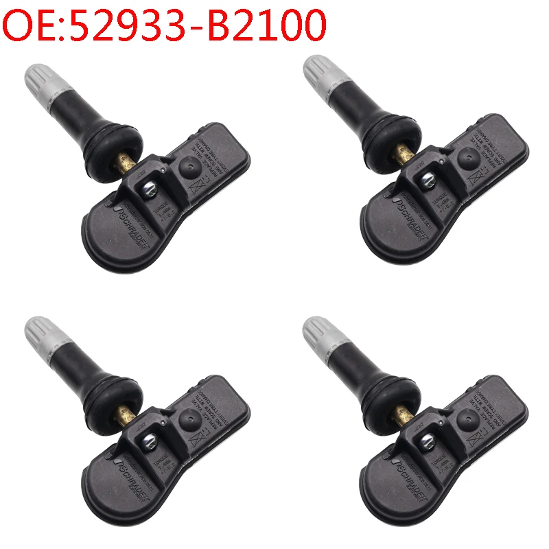 

4PCS TPMS SENSOR For Kia Soul Sedona Hyundai I10 [IA] 433MHz TIRE PRESSURE Monitoring System 52933-B2100 52933B2100