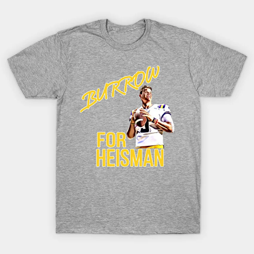 Joe Burrow for Heisman LSU футбольная Футболка-фиолетовая футболка LSU Joe Burrow For Heisman Футболка lsu joe burrow geaux tigers