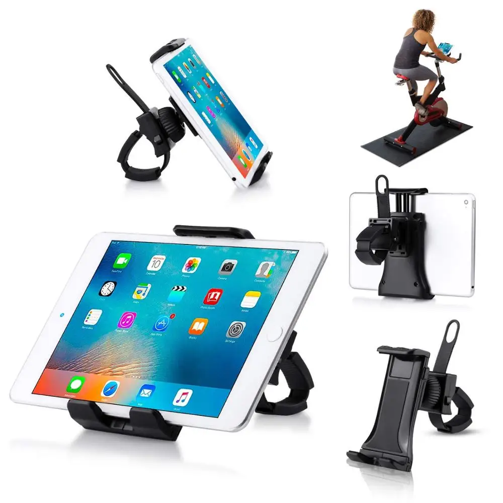 

4-12 inch Handlebar Tablet Holder Motorcycle Rail Mount Universal Cell Phone Grip Holder Stand Adjustable 360° Swivel Bracket