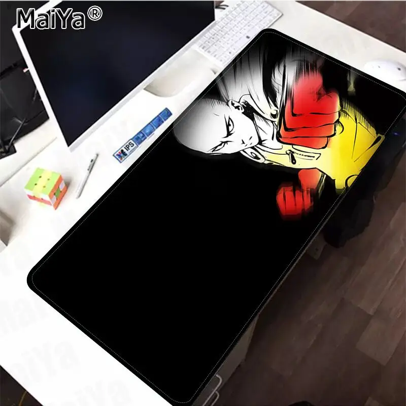 Lock Edge 30x80cm Maiya классный аниме One punch man индивидуальный игровой коврик для мыши для ноутбука большой коврик для мыши клавиатуры коврик - Цвет: Lock Edge 30x80cm