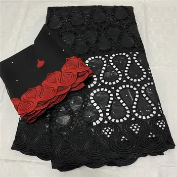 

men bazin black lace fabric african fabric bazin brode with stones tissu dentelle voile suisse high quality 7yard