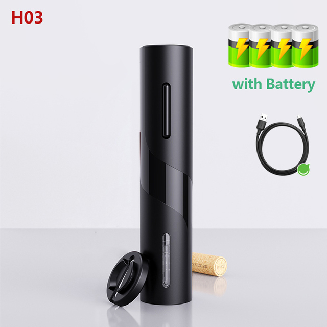 Wine Bottle Opener Corkscrew Foil Cutter Set Automatic Bottle Opener for Wine Kitchen gadgets Can Rechargeable Opener