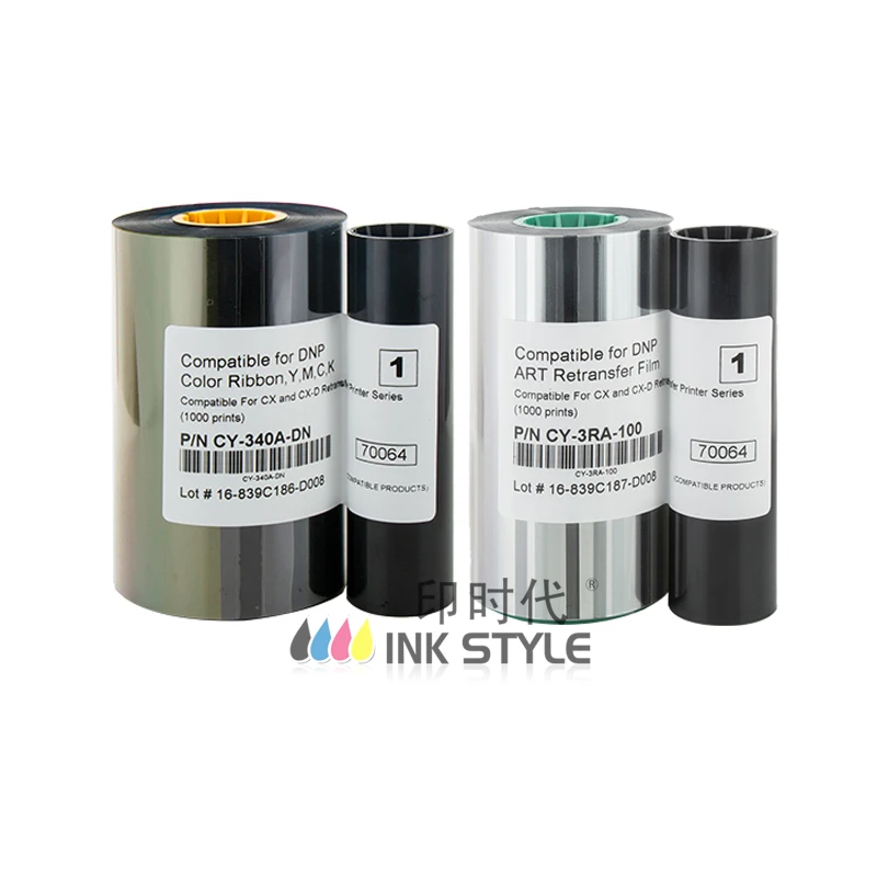DNP Retransfer Ribbon CY-340A-DN YMCK & CY-3RA-100 ART Film