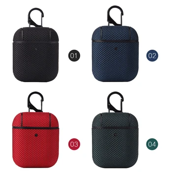 

For Apple Airpods 1 2 Bluetooth Wireless Earphone Nylon Case New Waterproof Earphone Case Cover Protection case With buckle