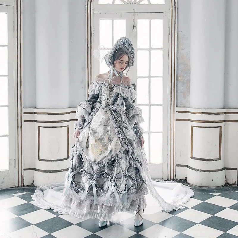 

Custom 】 Cinderella dance version of OP classical dolls lolita dresses