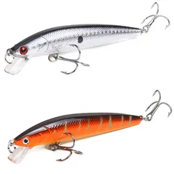 1 Pc Fishing Lures Wobblers Assorted Colors Artificial Bait Hard Lure Swimbait Professional Minnow Crank Wobblers Fishing Tackle
