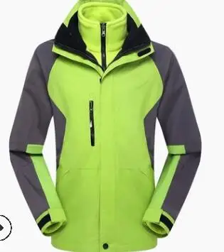 Лыжная куртка мужская водонепроницаемая флисовая зимняя куртка термо пальто для улицы Горные лыжи сноуборд куртка размера плюс - Color: for men
