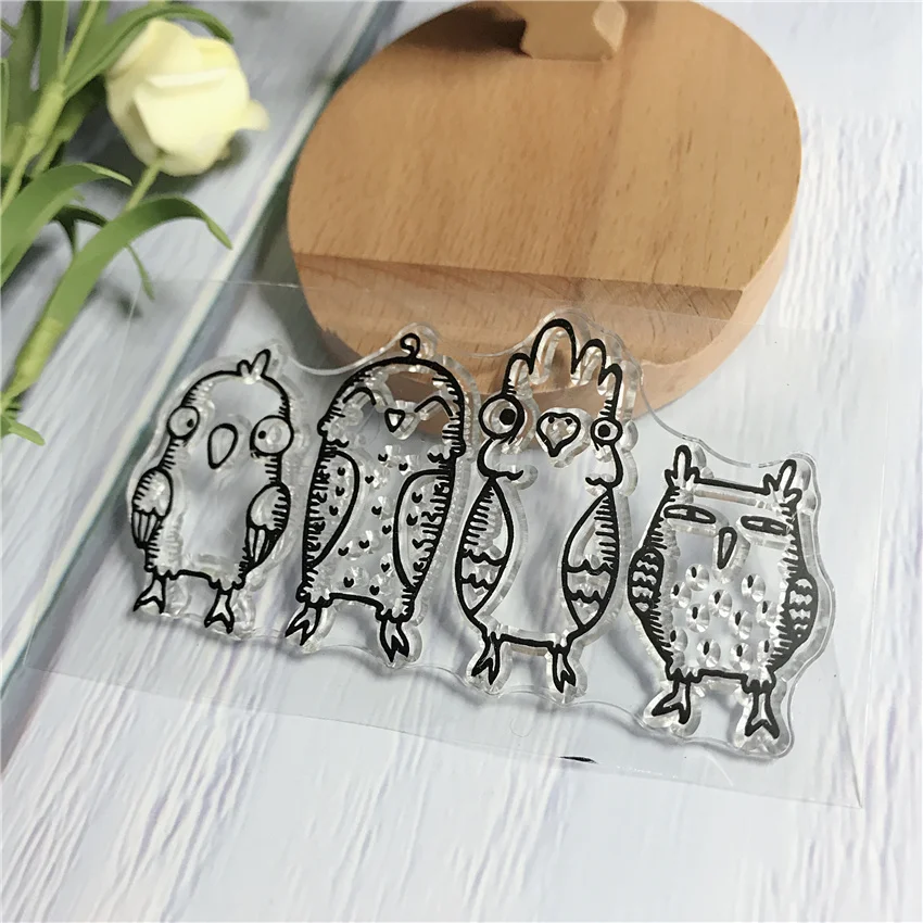 Cartoon Fish Bubble Fairy Silicone Clear Stamps DIY Scrapbooking New Card Making Craft Stamp 150
