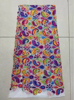 

(5yards/lot) Wholesale African net lace fabric ZP1158 French lace fabric,Pretty net lace for party dress