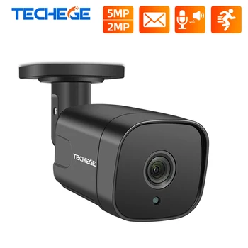 

Techege H.265 Face Dectection 48V POE Security IP Camera Audio Outdoor Waterproof Video Surveillance Camera Onvif FTP 5MP 2MP