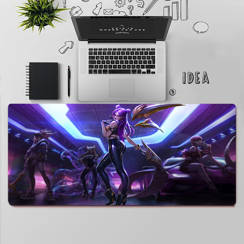 League of Legends Rek'Sai Large Gaming Mouse Pad Computer Mousepad PC Gamer  Mouse Mat Laptop Mouse Carpet Keyboard Mat Desk Pad - AliExpress