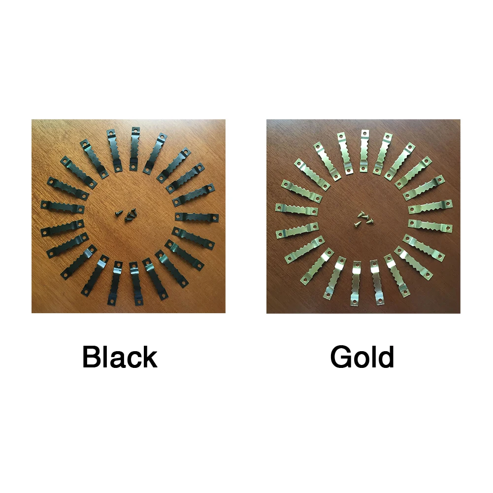 361pcs Antislip Assorted Frame Hanger Set Sawtooth Hanging With Screws DIY Accessories Home Double Hole Picture Photo Decoration