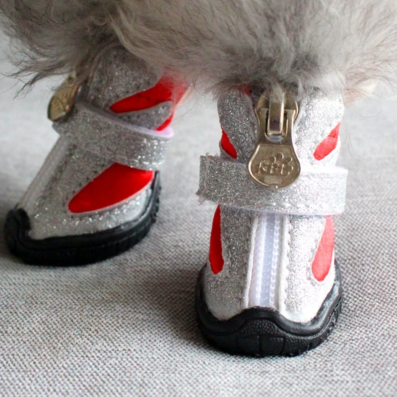 Anti slip Dog Shoes Sports Outdoor Pet Foot Clean Autumn Winter