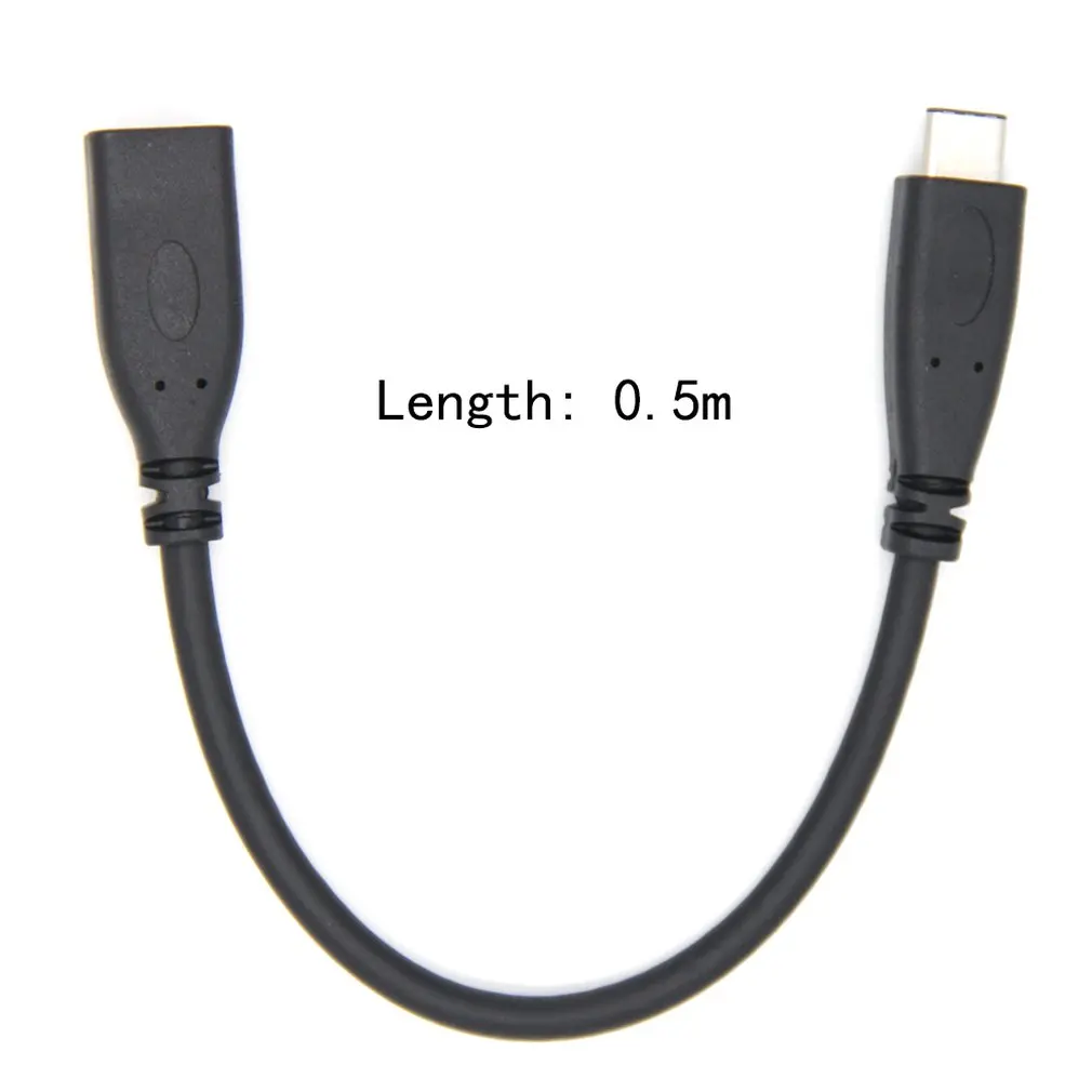 Сверхдлинный прочный кабель для передачи данных USB3.1 type-C для USB-C и женщин