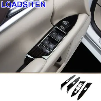 

Modified Chromium Auto Door Handle Ignition Button Panel Interior Mouldings Bright Sequins Modification 18 19 FOR Cadillac XTS