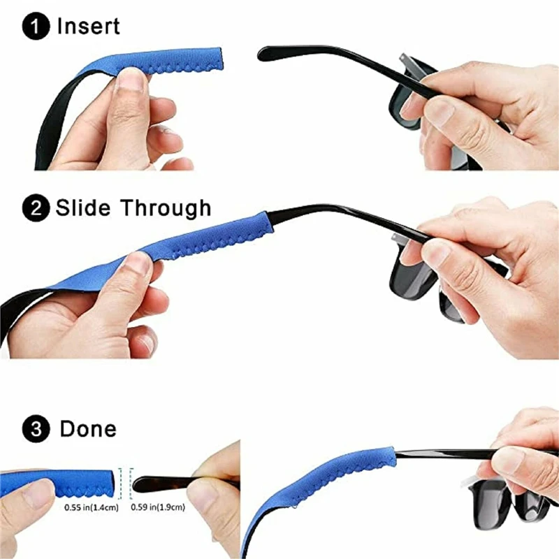 Glasses Straps Retainer Premium Soft Neoprene Anti Slip Stretchy Neck Cord For Men Women