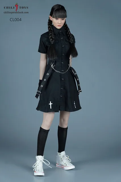 3 Colors CHILI TOYS CL004 1/6 Scale Sexy Girl Vigorous Youth Workwear Dress Clothes Set for 12'' Female Soldier Action Figure 5