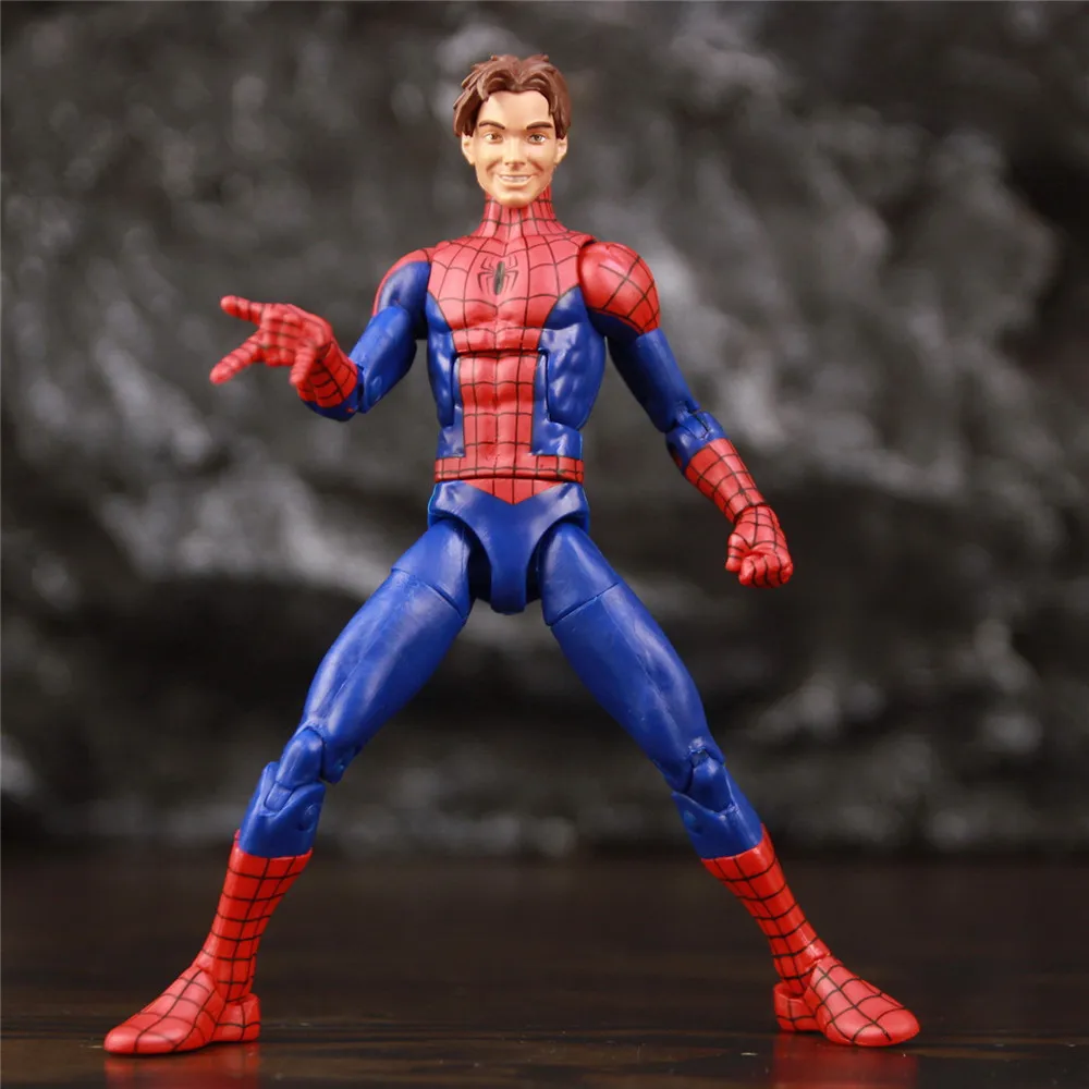 ML155 Custom Cast Peter Parker SPIDER-MAN Head Utiliser Avec 6" Legends figures 