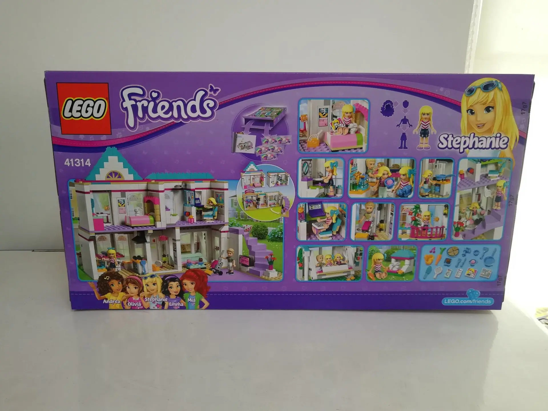

Denmark Yue High Educational Inserted Building Blocks GIRL'S Series Stephanie's House 41314