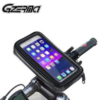 

Waterproof 360 Rotating Bicycle Phone Holder Motorcycle Handlebar Mount For 4-6.5'' Mobile Phone Holder Bags For iPhone XR X 11