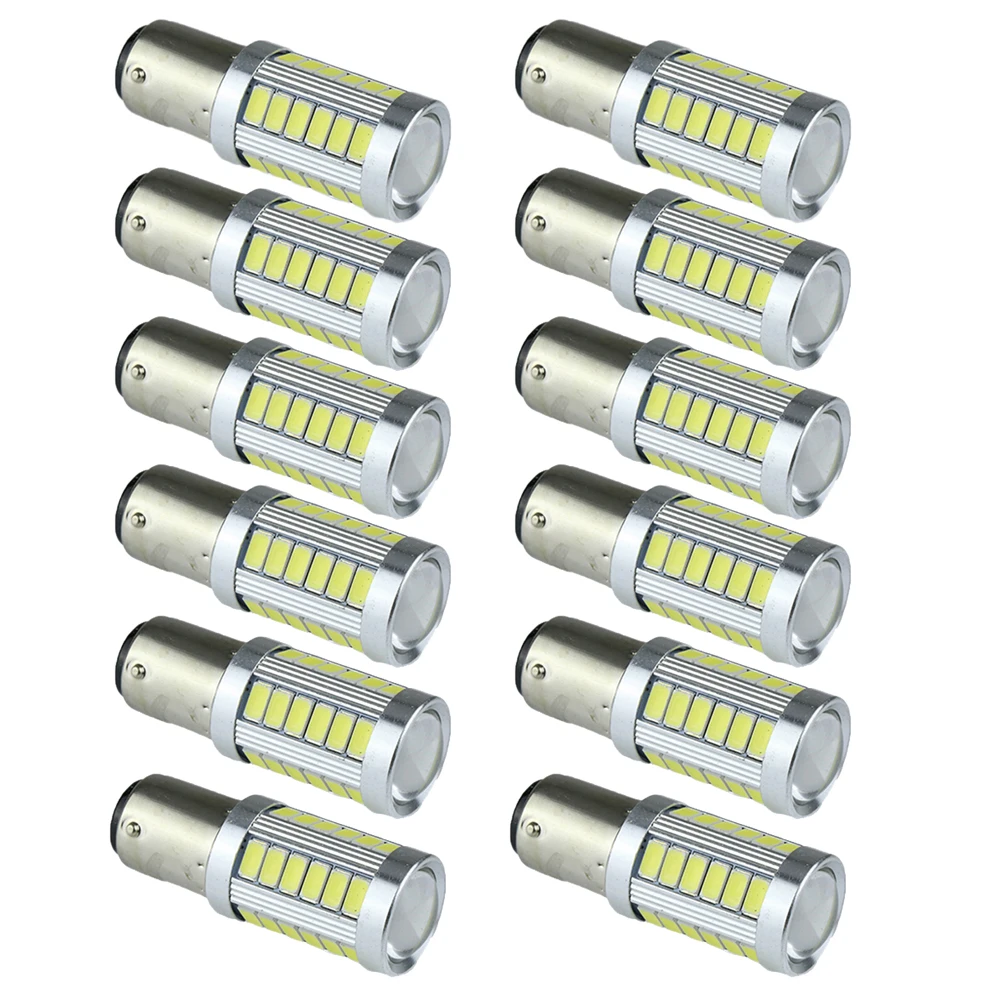 12* светодиодный Белый 1157 задний стоп тормоз Реверсивный 5630 33 SMD лампочка фонарь Замена