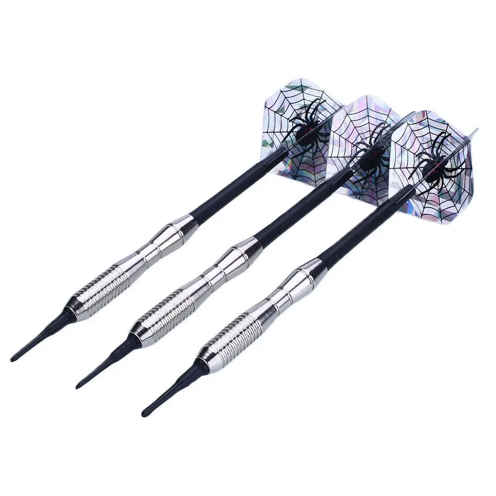 3pcs Steel Tip Electronic Darts 18g Harrow Point Wing Needle Barrel Throwing
