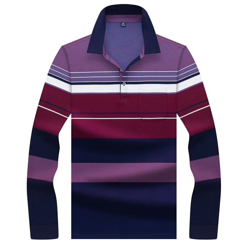 Бренд Tace& Shark polo рубашка мужская с длинным рукавом Модный Полосатый пуловер мужская Повседневная футболка поло рубашка для мужчин