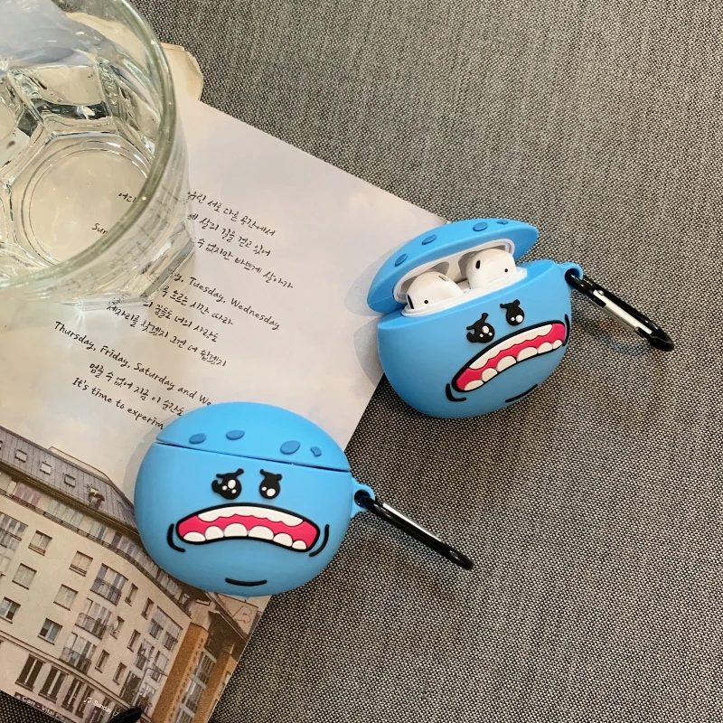 Funny Earphone Accessories Cases for AirPods 2/1 Bluetooth Wireless Headset Generation iPhone | Электроника