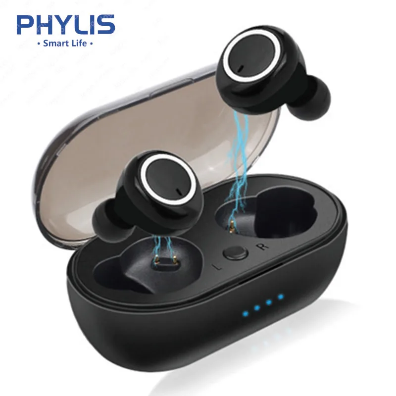 Беспроводного Bluetooth (голубой зуб) наушника W1 наушники вкладыши TWS 5 0