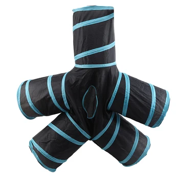 

Pet Cat Tunnel Toy Collapsible Indoor Pet Cat Training Toy High Quality Dirt Resistant Puzzle Animal Game Tunnel Tube Play Dog