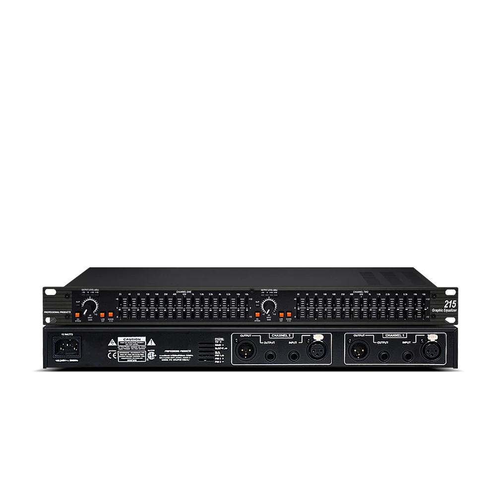 US $212.24 215 Professional Equalizer Provides Stage Analog Dual Channel 31Band Stereo 231 EQ Audio Signal Processor Stage Karaoke
