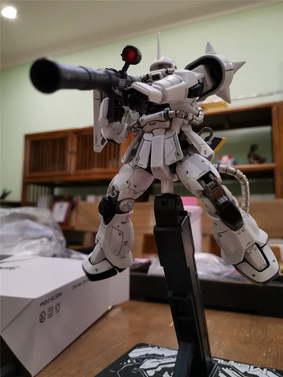 COMIC CLUB IN-STOCK MS metal soldier MB 1/100 metal build gundam white wolf zaku II alloy robot high quality action figure