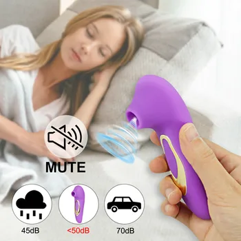 Powerful Clit Sucker Vibrator Nipple Sucker Clitoris Stimulator Erotic Sex Toys for Women Masturbator Adult sex products 4