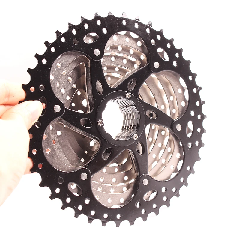 SMLLOW MTB 9 s 27s 9 speed 11-42 T Freewheel Запчасти для горного велосипеда кассеты с широким соотношением совместимы с M430 M4000