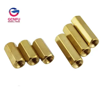 

1PCS hex spacer copper materials M3 internal thread free shipping PCB fixed leg equipment accessories free shipping