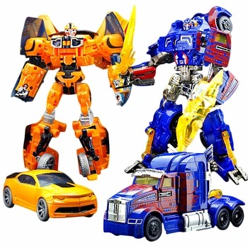 

KBB G1 Transformation Action Figure Toys Op Commander Big Bee Movie Model 28CM Oversize ABS KO Deformation Car Robot Figma Gift
