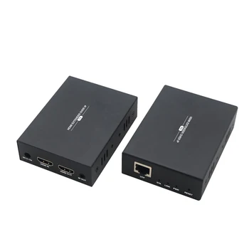 

200M HDMI Network Cable Extender Supports Switch One-To-Many Network Cable to HDMI HDMI Extender -EU Plug