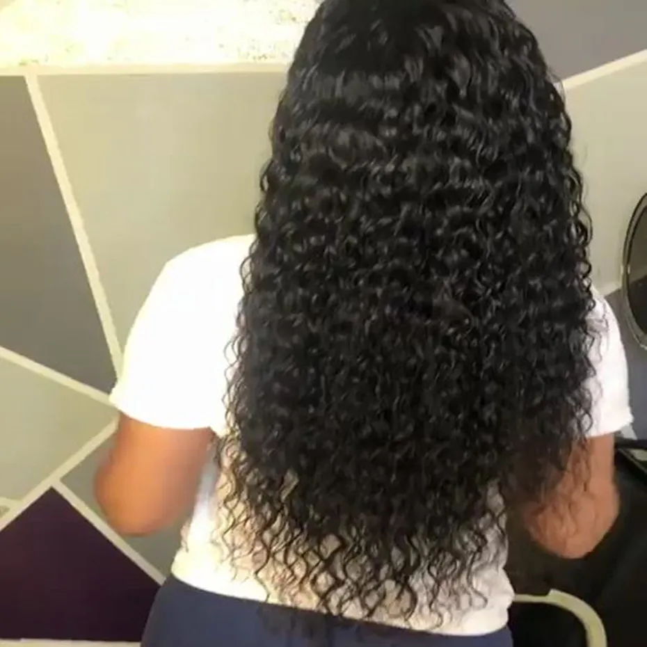 Bling Hair волна воды человеческие волосы закрытие бразильские волосы remy 4*4 закрытие шнурка с детскими волосами свободная часть натуральный цвет "-22"