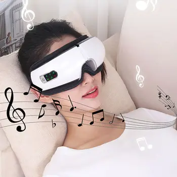 

Electric Eye Massager Bluetooth Eye Care Device Wrinkle Fatigue Relieve Vibration Massage Hot Compress Therapy Glasses
