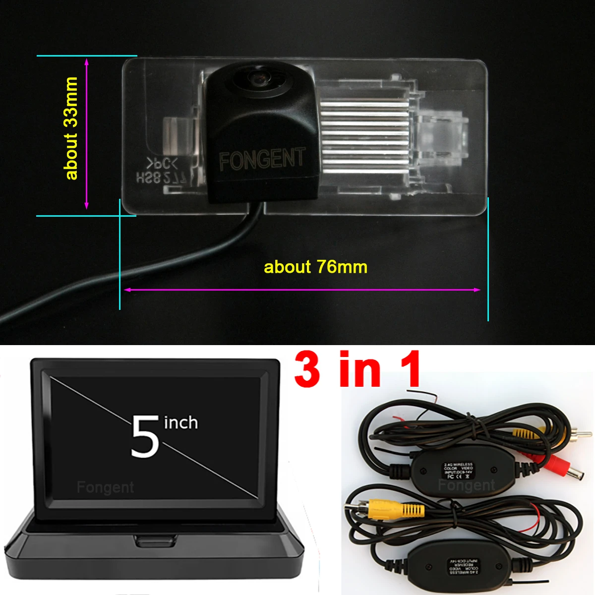 

For Sony Reverse Parking Rear Camera for VW Polo sedan Jetta Tiguan passat sagitar toureg for Skoda Octavia Superb Fabia Rapid