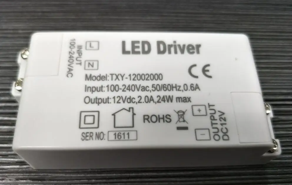 12W 24W 36W 60W LED Power Supply DC12V Driver High Quality Lighting Transformers for LED Strip Lights 12V Power Supply Adapter