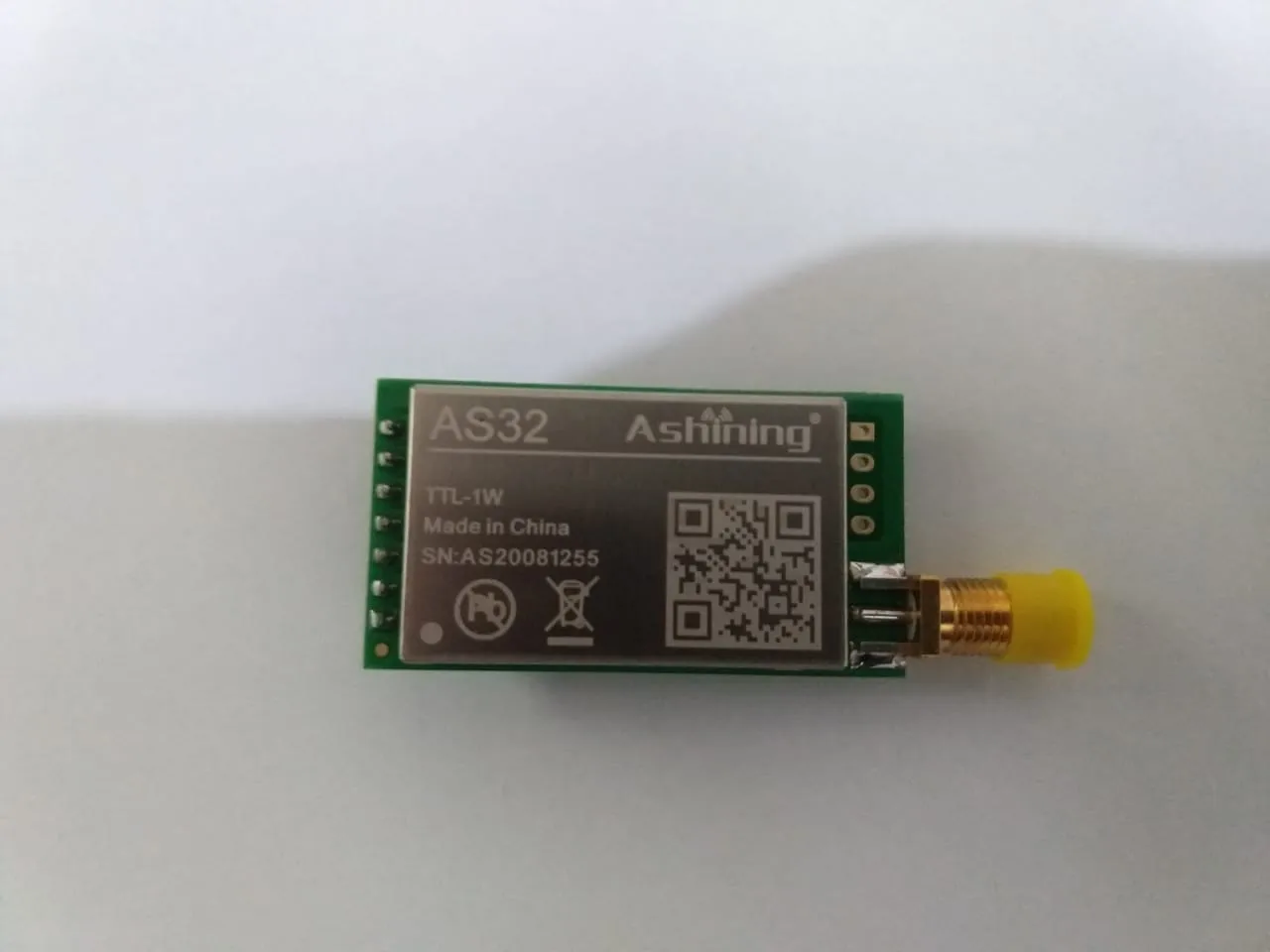 

Беспроводной Радиочастотный трансивер LoRa SX1278, AS32-TTL-1W, 433 МГц, 1 Вт, дальнего действия, 8 км, радиочастотный передатчик и приемник, Модуль UART