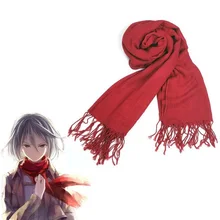 Шарф для косплея японского аниме Shingeki no Kyojin красный Повседневный универсальные шарфы