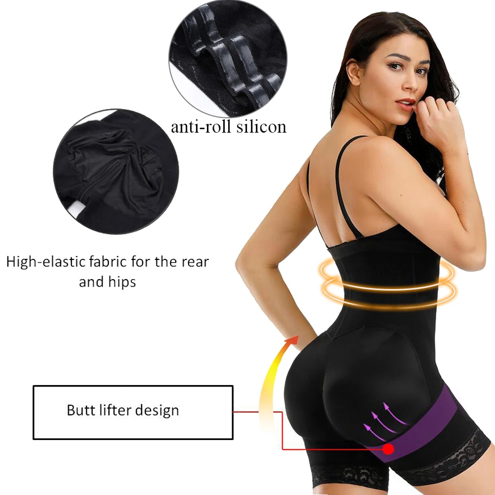 HEXIN Women Slimming Body Shaper Seamless Butt Lifter Bodysuits Push Up Shapewear Underwear Corset Fajas Colombianas Waist Train target shapewear