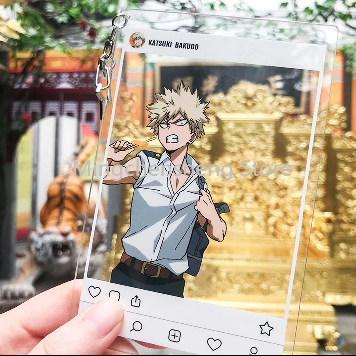 Брелок Аниме My Hero Academia Bakugou Katsuki Todoroki Shoto Midoriya Izuku кольцо для ключей на рюкзак