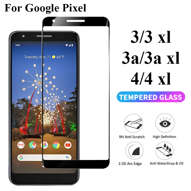 Защитная пленка для экрана для google pixel 3a 4 xl 3 из закаленного стекла pixel3 a, Защитная пленка для экрана a3 pixel4 3axl 4xl verre tremp cam