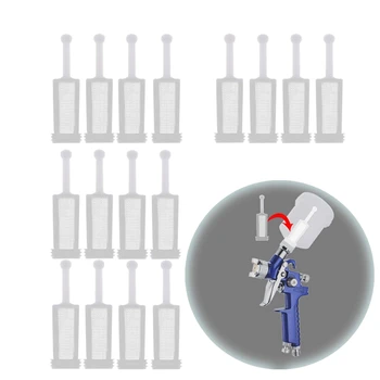 

New 16 Pcs Universal Gravity Spray-Gun Filters Fine Mesh,Disposable Gravity Feed Spray-Gun Paint Strainer